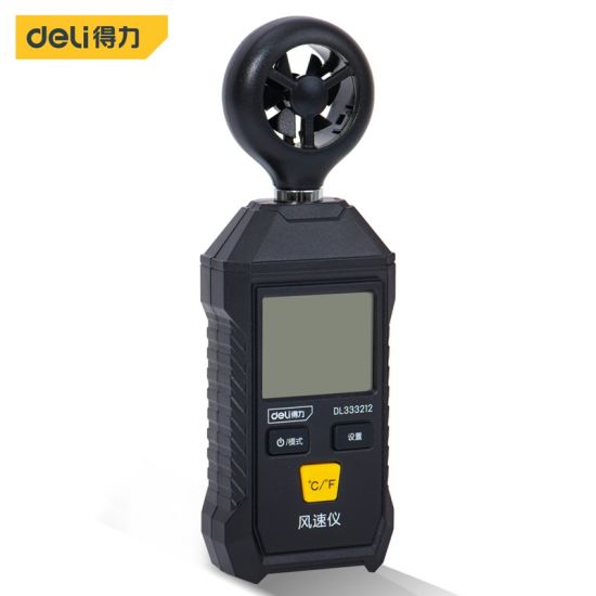 Merač brzine vetra i temperature - Anemometar DELI 0 - 30m/s DL333212