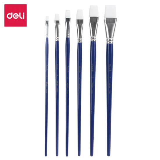 ČETKICA UMETNIČKA RAVNA BELA BR 10 SET 1/6 EC282-10