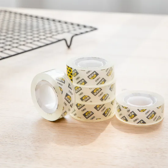 Selotejp DELI 12mm*30y*38µm SET 1/12 E30015