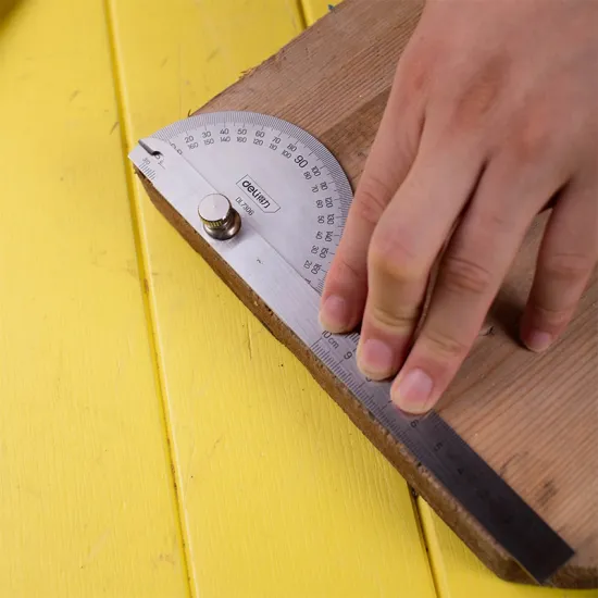 Uglomer bravarski 0-180° 150mm DELI DL7306