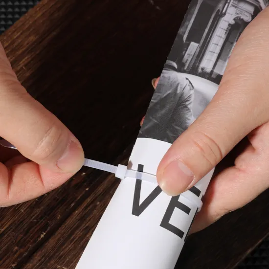 Kablovske vezice bele 5x300mm DELI EDL506151