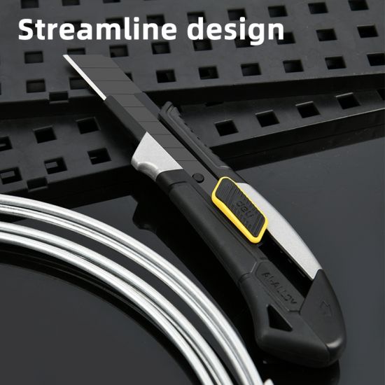 Skalpel Alu gumirani 18mm DELI EDL4256