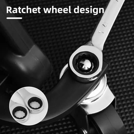 Ključ okas-vilasti sa račnom 22mm DELI EDL34122