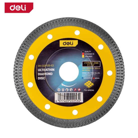 Dijamantska rezna plača ultra thin 125mm DELI EDH-CQP125-E2