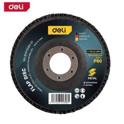 Lamelarni brusni disk Al 115mm G80 DELI EDH-BYP11580-E1