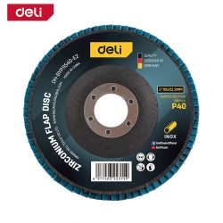 Lamelarni brusni disk Zn inox/metal 115mm G40 DELI EDH-BYP11540-E2