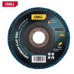 Lamelarni brusni disk Zn inox/metal 115mm G80 DELI EDH-BYP11580-E2