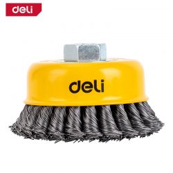 Četka čelična upletena 75mm M14 DELI EDH-GSS075-E2