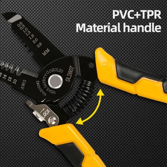 Klešta za skidanje izolacije 0,6-2,6mm PRO DELI 180mm EDL2667