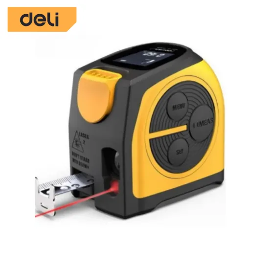 Digitalna laserska merna traka DELI 5m + 40m DL4172A