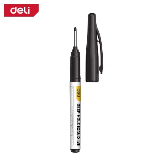 Markeri sa dugom glavom Deli 1/4 crni EDL-SK01-E1